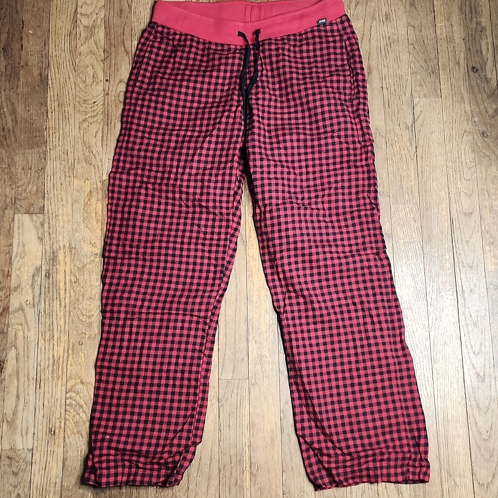 Black/Red Checkered Flannel PJ Pants